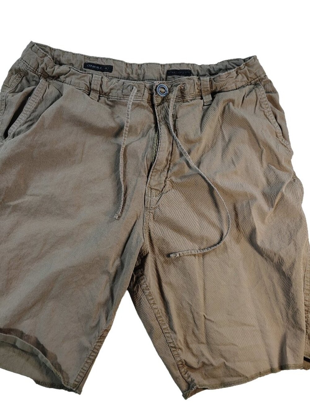 Men's Khaki Size 34 Drawstring Standard Fit O'Neill Cargo Shorts